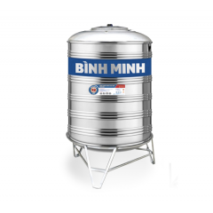 Bồn nước inox Bình Minh 5000L Đứng - SUS 304